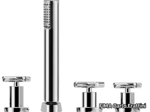 MAXIMA F5314/2 - 4 hole bathtub tap with hand shower _ FIMA Carlo Frattini