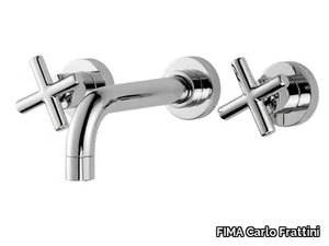 MAXIMA F5321/5 - 3 hole wall-mounted washbasin tap _ FIMA Carlo Frattini