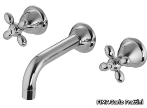 OLIVIA F5001/5 - 3 hole wall-mounted washbasin tap _ FIMA Carlo Frattini