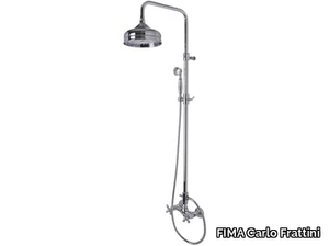 OLIVIA F5005/2 - Wall-mounted shower panel with overhead shower _ FIMA Carlo Frattini