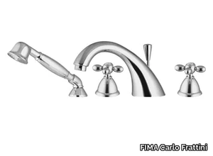 OLIVIA F5014 - 4 hole bathtub tap with hand shower _ FIMA Carlo Frattini