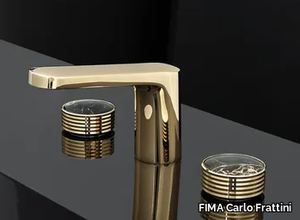 TEXTURE - 3 hole washbasin tap _ FIMA Carlo Frattini