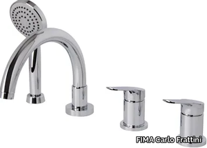 SERIE 4 F3784/4 - 4 hole bathtub set with hand shower _ FIMA Carlo Frattini