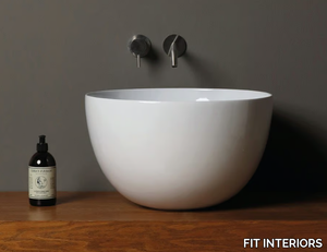 BOL - Countertop round ceramic washbasin _ FIT INTERIORS