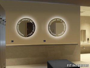 ANIMA - Wall-mounted round mirror _ FIT INTERIORS