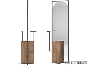 MODUS - Double-sided mirror with shelf _ FIT INTERIORS