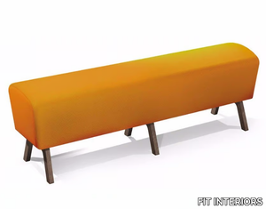 PONY - Upholstered Eco-leather bench _ FIT INTERIORS