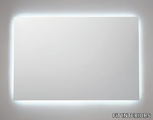 FRAME - Wall-mounted rectangular mirror with integrated lighting _ FIT INTERIORS