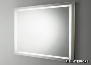CALLIOPE - Rectangular mirror with integrated lighting _ FIT INTERIORS