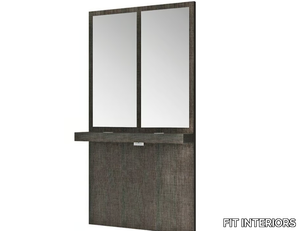 VELVET - Rectangular mirror with integrated lighting _ FIT INTERIORS