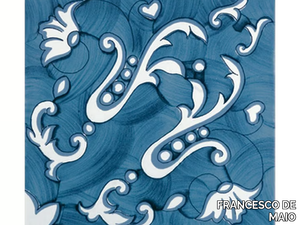 FIORI SCURI LOBRA TURCHESE - Ceramic wall tiles / flooring _ FRANCESCO DE MAIO