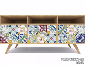 ROVERE MAIOLICATO - Faïence sideboard _ FRANCESCO DE MAIO