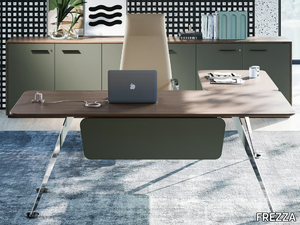 SPIKE - Sectional wooden office desk _ FREZZA