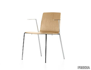 YO - Multi-layer wood chair with armrests _ FREZZA