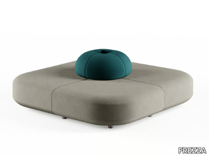 AFINA - Upholstered modular fabric bench _ FREZZA