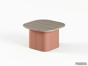 AFINA - Low square coffee table with melamine top _ FREZZA