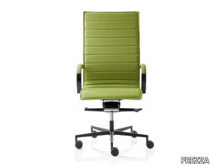 CLASSE 2 EM 202 BASIC - Swivel height-adjustable fabric office chair with 5-Spoke base _ FREZZA