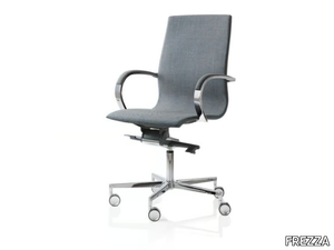 CLASSE 2 EM 204 - Swivel height-adjustable fabric office chair with castors _ FREZZA