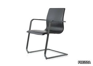 CLASSE 2 EM 204 - Cantilever leather chair _ FREZZA