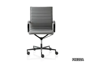 CLASSE 2 EM 202 BASIC - Swivel fabric office chair with castors with 5-Spoke base _ FREZZA