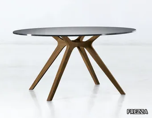 DR - Round glass meeting table _ FREZZA