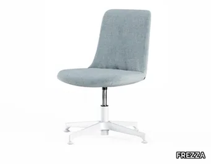 FIOR DI LOTO - Upholstered fabric office chair with 4-Spoke base _ FREZZA