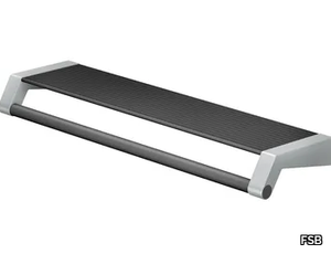 ERGOSYSTEM® A100 - Powder coated aluminium towel rack / bathroom wall shelf _ FSB