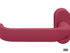 FSB 06 1268 - Powder coated aluminium door handle on rose _ FSB