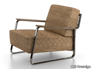 FUJIYAMA - Fabric armchair with armrests _ F.lli Orsenigo