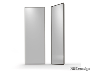 GRANDANGOLO - Rectangular framed wall-mounted steel mirror _ F.lli Orsenigo