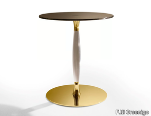 PLOMB - Round crystal coffee table _ F.lli Orsenigo