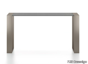 RING - Rectangular glass and steel console table _ F.lli Orsenigo