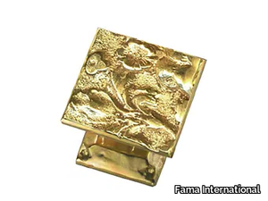 FLOWER FL15 - Brass door knob _ Fama International