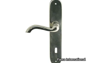 GAUDIUM MG3081 - Bronze door handle on back plate _ Fama International