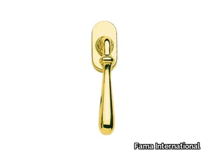 ITALIAN DESIGN - ARUM-DK - DK brass window handle on rose _ Fama International