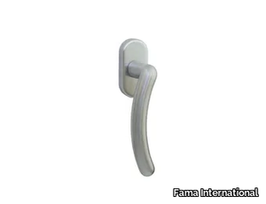 ITALIAN DESIGN - GENZIANA-DK - DK brass window handle on rose _ Fama International