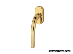 ITALIAN DESIGN - GINESTRA-DK - DK brass window handle on rose _ Fama International