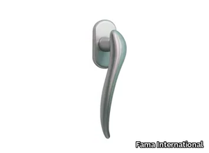 ITALIAN DESIGN - PERVINCA-DK - DK brass window handle on rose _ Fama International