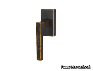 LATUS MG2363 - DK bronze window handle on rose _ Fama International