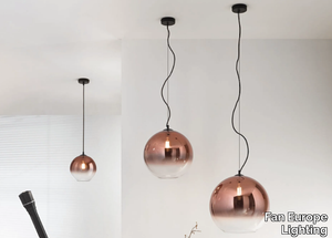 MARTE - Glass pendant lamp _ Fan Europe Lighting