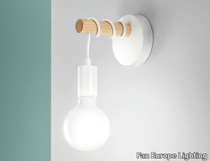 ARIZONA - Wooden and metal wall lamp _ Fan Europe Lighting