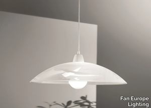 ALABASTRO - Glass and plastic pendant lamp _ Fan Europe Lighting