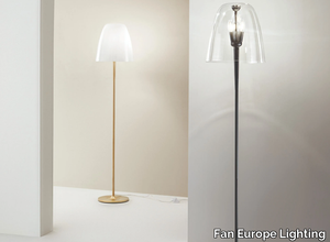 ARES - Blown glass and metal floor lamp _ Fan Europe Lighting