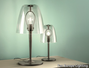 ARES - Blown glass and metal table lamp _ Fan Europe Lighting