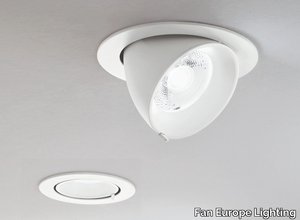 DELTA - Adjustable recessed aluminium spotlight _ Fan Europe Lighting