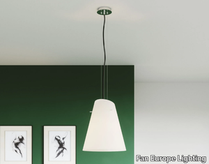 ERMES - Opal glass pendant lamp _ Fan Europe Lighting