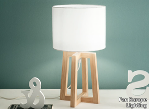 BERRY - Wooden table lamp _ Fan Europe Lighting