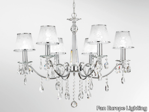 BOEME - Chrome plated chandelier with crystals _ Fan Europe Lighting