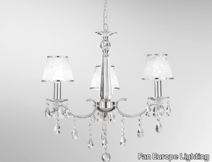 BOEME - Chrome plated chandelier with crystals _ Fan Europe Lighting