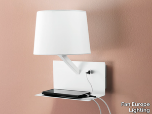 CIAK - Metal wall lamp with USB _ Fan Europe Lighting